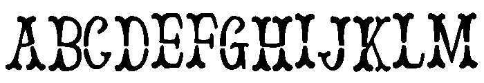Craft_Aesthetic Font UPPERCASE