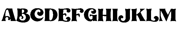 Craft Bloom Font UPPERCASE
