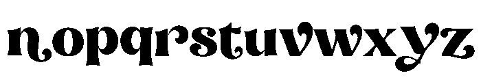 Craft Bloom Font LOWERCASE