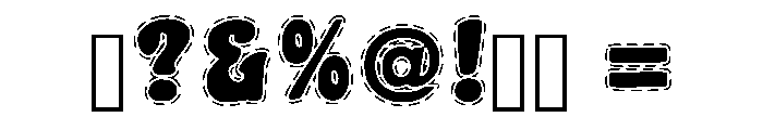 Craft Project Regular Font OTHER CHARS