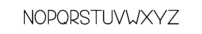 Craft Work Font LOWERCASE