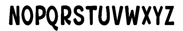 Crafta Condensed Rounded Font UPPERCASE
