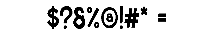 Crafta Condensed Font OTHER CHARS