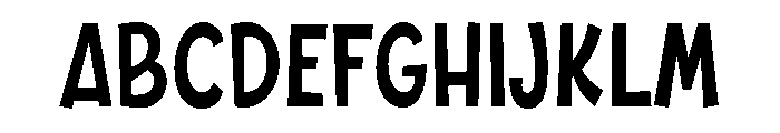 Crafta Condensed Font UPPERCASE