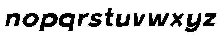Crafta Italic Font LOWERCASE