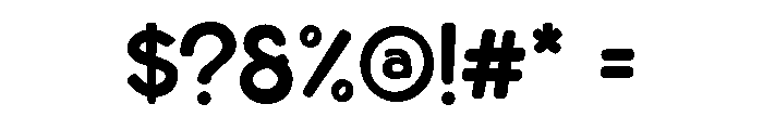 Crafta Rounded Font OTHER CHARS