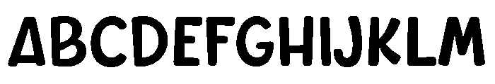 Crafta Rounded Font UPPERCASE