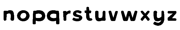 Crafta Rounded Font LOWERCASE