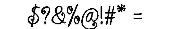 Crafted Storybook Regular Font OTHER CHARS