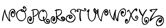 Crafted Storybook Regular Font UPPERCASE