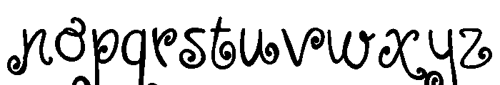 Crafted Storybook Regular Font LOWERCASE