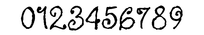 Crafted Storybook Rough Font OTHER CHARS