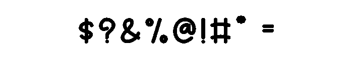 Crafter Delight Font OTHER CHARS