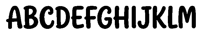 Crafty Bloom Font UPPERCASE