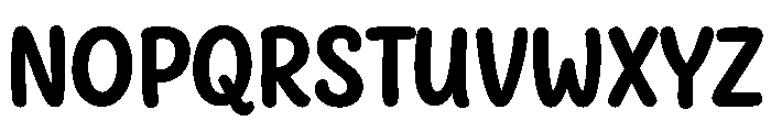 Crafty Bloom Font UPPERCASE
