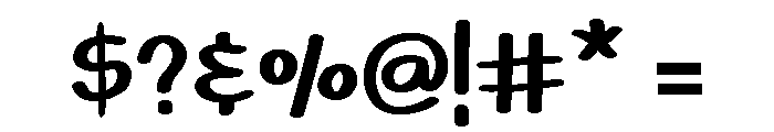 Crafty Cutout Regular Font OTHER CHARS