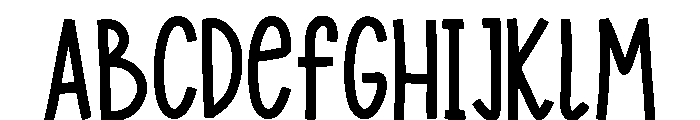Crafty Cutout Regular Font UPPERCASE