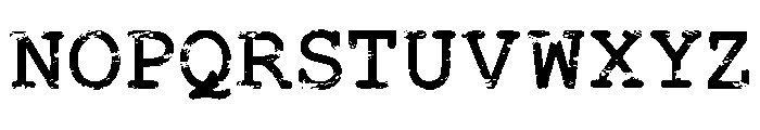 Crafty Writer Regular Font UPPERCASE