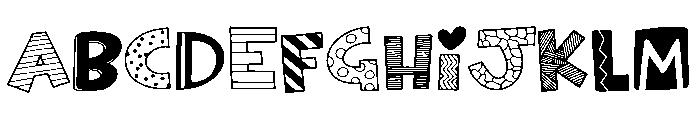 CraftyChaos Font UPPERCASE