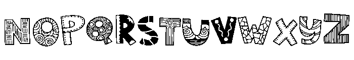 CraftyChaos Font UPPERCASE