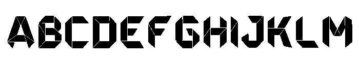 Crags Regular Font UPPERCASE