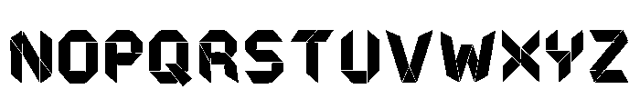 Crags Regular Font UPPERCASE