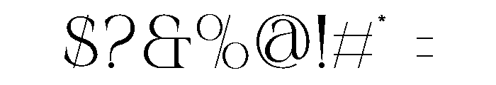Cramik Font OTHER CHARS