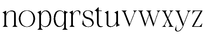 Cramik Font LOWERCASE