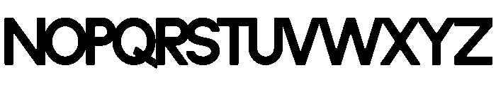 Cramsed Font UPPERCASE