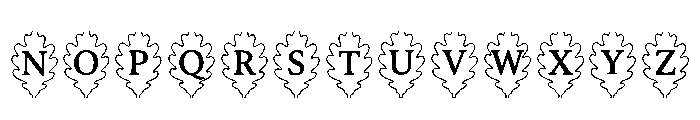 Crane Regular Font UPPERCASE