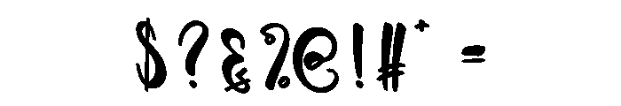 Cranky Handwritten Font OTHER CHARS