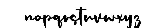 Cranky Handwritten Font LOWERCASE