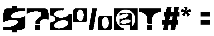 Crash Block Regular Font OTHER CHARS