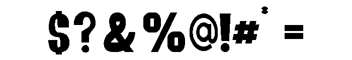 Crassly Capitals Font OTHER CHARS