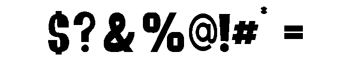 CrasslyCapitals Font OTHER CHARS