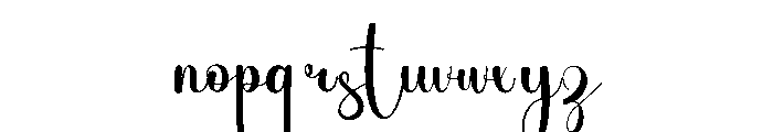Cratila Font LOWERCASE