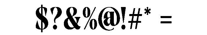 Cravished Font OTHER CHARS