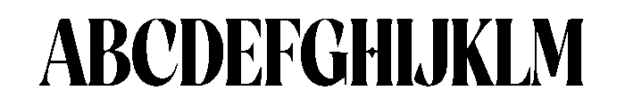 Cravished Font UPPERCASE