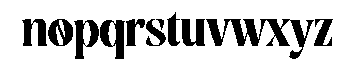 Cravished Font LOWERCASE