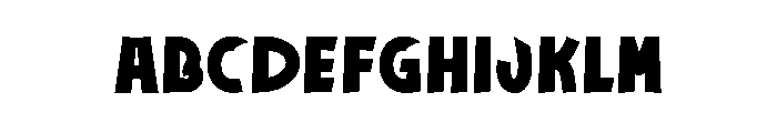 Crayon Colour Font UPPERCASE