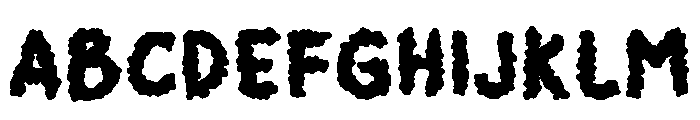 Crayon Pencil Regular Font UPPERCASE