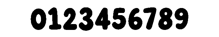 Crayon Rabbit Font OTHER CHARS