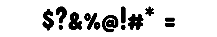 Crayon Rabbit Font OTHER CHARS