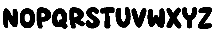 Crayon Rabbit Font UPPERCASE