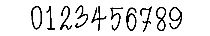 Crayon Rambler Medium Font OTHER CHARS