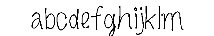 Crayon Rambler Medium FONT
