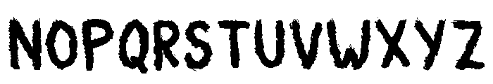 Crayon Sketch Regular Font UPPERCASE