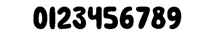 Crayon Sticker Regular Font OTHER CHARS