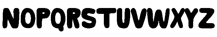 Crayon Sticker Regular Font UPPERCASE
