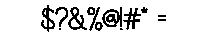 Crayon Sticker Script Regular Font OTHER CHARS